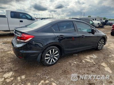 Trzecie zdjęcie samochodu z tyłu: 2014 HONDA CIVIC EXL VIN:19XFB2F91EE044769 - miniatura