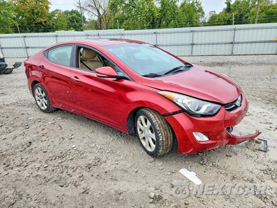 Czwarte zdjęcie samochodu z boku: 2013 HYUNDAI ELANTRA LIMITED VIN:KMHDH4AE0DU712904 - miniatura