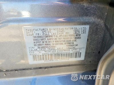 Zdjęcie 12 z 12 samochodu: 2020 NISSAN SENTRA SV VIN:3N1AB8CV0LY299541 - miniatura
