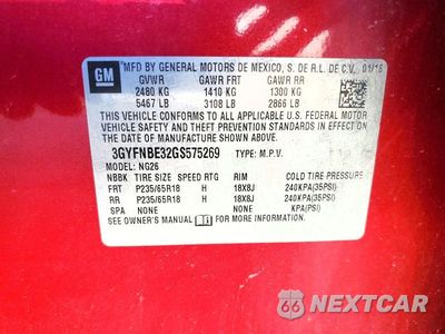 Zdjęcie 13 z 13 samochodu: 2016 CADILLAC SRX LUXURY COLLECTION VIN:3GYFNBE32GS575269 - miniatura