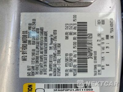 Zdjęcie 12 z 12 samochodu: 2018 FORD FUSION SE PHEV VIN:3FA6P0PU1JR111050 - miniatura