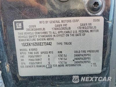 Zdjęcie 13 z 13 samochodu: 2006 CHEVROLET SILVERADO K1500 VIN:1GCEK19Z66E279442 - miniatura