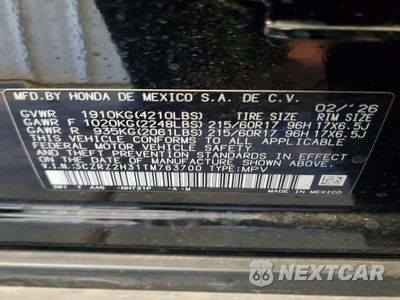 Zdjęcie 14 z 14 samochodu: 2026 HONDA HR-V LX VIN:3CZRZ2H31TM763700 - miniatura