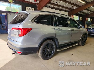 Trzecie zdjęcie samochodu z tyłu: 2021 HONDA PILOT SE VIN:5FNYF6H28MB096493 - miniatura