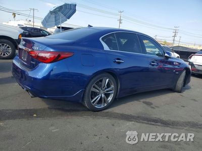 Trzecie zdjęcie samochodu z tyłu: 2019 INFINITI Q50 3.0T SIGNATURE EDITION VIN:JN1EV7AP1KM542475 - miniatura