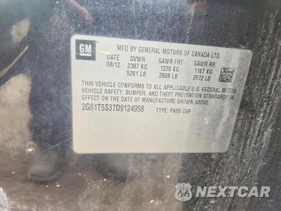 Zdjęcie 12 z 12 samochodu: 2013 CADILLAC XTS PREMIUM COLLECTION VIN:2G61T5S37D9124958 - miniatura