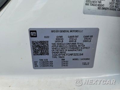 Zdjęcie 12 z 12 samochodu: 2022 CHEVROLET SILVERADO K3500 HIGH COUNTRY VIN:1GC4YVEY1NF221164 - miniatura