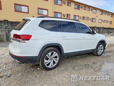 Trzecie zdjęcie samochodu z tyłu: 2021 VOLKSWAGEN ATLAS SE VIN:1V2WR2CA4MC563748 - miniatura