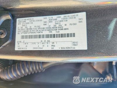 Zdjęcie 13 z 13 samochodu: 2019 FORD F150 SUPERCREW VIN:1FTEW1CPXKKC10874 - miniatura