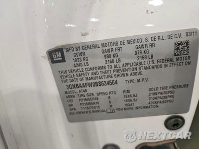 Zdjęcie 13 z 13 samochodu: 2011 CHEVROLET HHR LS VIN:3GNBAAFW0BS634564 - miniatura