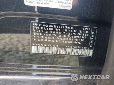 Zdjęcie 12 z 12 samochodu: 2012 VOLKSWAGEN GOLF R VIN:WVWPF7AJ4CW329069 - miniatura
