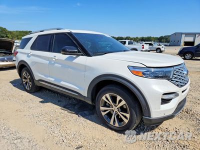 Czwarte zdjęcie samochodu z boku: 2020 FORD EXPLORER PLATINUM VIN:1FM5K8HC2LGA67638 - miniatura
