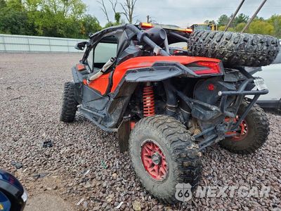 Trzecie zdjęcie samochodu z tyłu: 2021 CAN-AM MAVERICK X3 UTILITY VEHICLE VIN:3JBVGAY47MK001999 - miniatura