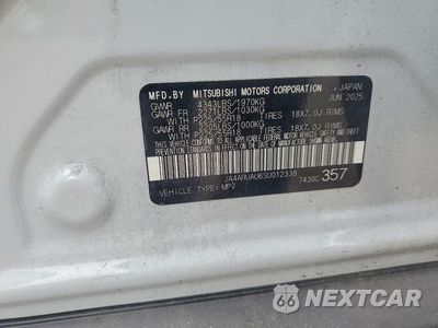 Zdjęcie 12 z 12 samochodu: 2025 MITSUBISHI OUTLANDER SPORT S VIN:JA4ARUAU6SU012338 - miniatura