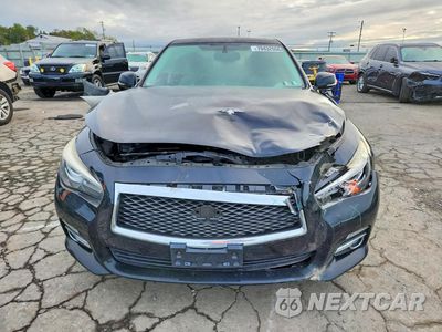 Piąte zdjęcie samochodu w środku: 2015 INFINITI Q50 PREMIUM VIN:JN1BV7AR2FM418208 - miniatura