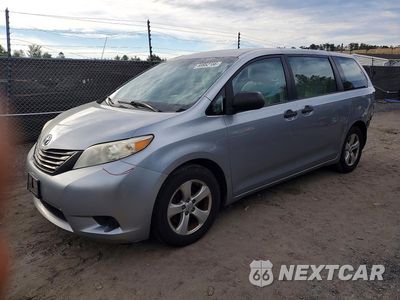 2011 TOYOTA SIENNA BASE 7-PASSENGER 5TDZK3DC7BS100765 - główne zdjęcie licytacji z USA - miniatura