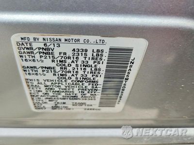 Zdjęcie 13 z 13 samochodu: 2013 NISSAN ROGUE S VIN:JN8AS5MT5DW539365 - miniatura