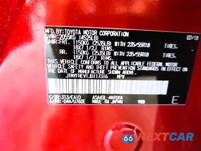 Zdjęcie 13 z 13 samochodu: 2018 TOYOTA RAV4 LIMITED VIN:JTMYFREV1JD117316 - miniatura