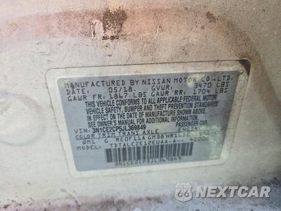 Zdjęcie 12 z 12 samochodu: 2018 NISSAN VERSA NOTE S VIN:3N1CE2CP5JL369849 - miniatura
