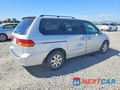 Trzecie zdjęcie samochodu z tyłu: 2004 HONDA ODYSSEY EX VIN:5FNRL18674B083401 - miniatura