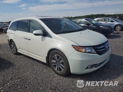 Czwarte zdjęcie samochodu z boku: 2015 HONDA ODYSSEY TOURING VIN:5FNRL5H92FB057647 - miniatura