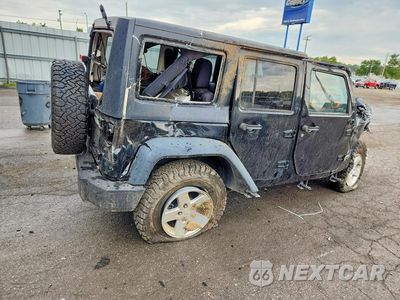 Trzecie zdjęcie samochodu z tyłu: 2014 JEEP WRANGLER UNLIMITED SPORT VIN:1C4BJWDG9EL101043 - miniatura