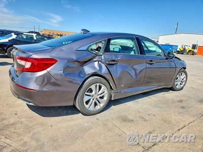 Trzecie zdjęcie samochodu z tyłu: 2019 HONDA ACCORD LX VIN:1HGCV1F18KA100365 - miniatura