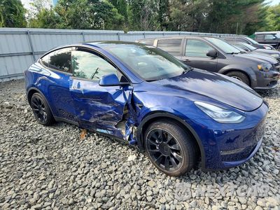 Czwarte zdjęcie samochodu z boku: 2020 TESLA MODEL Y VIN:5YJYGDEE8LF033943 - miniatura