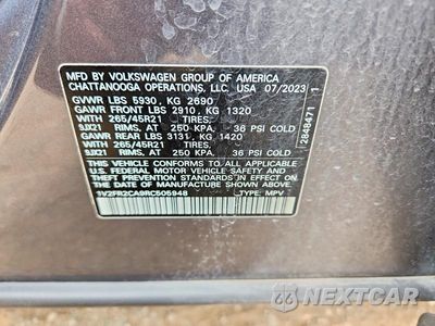 Zdjęcie 13 z 13 samochodu: 2024 VOLKSWAGEN ATLAS SEL PREMIUM R-LINE VIN:1V2FR2CA9RC505948 - miniatura
