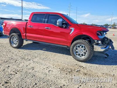 Czwarte zdjęcie samochodu z boku: 2022 FORD F150 SUPERCREW VIN:1FTFW1E56NFC01912 - miniatura