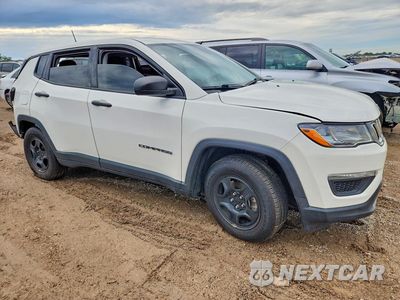 Czwarte zdjęcie samochodu z boku: 2021 JEEP COMPASS SPORT VIN:3C4NJCAB1MT526697 - miniatura
