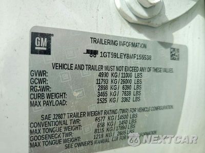 Zdjęcie 12 z 12 samochodu: 2021 GMC SIERRA K2500 HEAVY DUTY VIN:1GT59LEY8MF155538 - miniatura