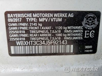 Zdjęcie 13 z 13 samochodu: 2018 BMW X1 XDRIVE28I VIN:WBXHT3C34J5F92143 - miniatura