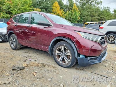 Czwarte zdjęcie samochodu z boku: 2019 HONDA CR-V LX VIN:5J6RW6H35KL004337 - miniatura