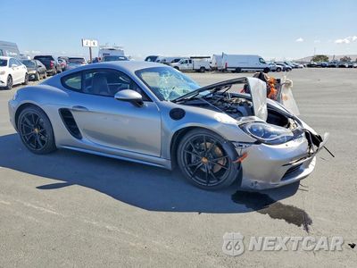 Czwarte zdjęcie samochodu z boku: 2019 PORSCHE CAYMAN BASE VIN:WP0AA2A88KS260171 - miniatura