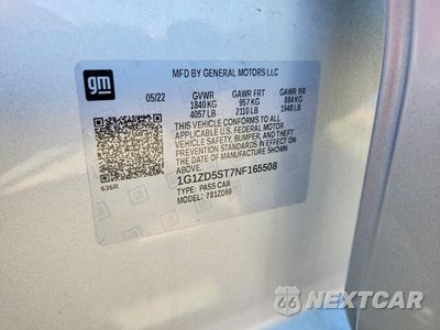 Zdjęcie 12 z 12 samochodu: 2022 CHEVROLET MALIBU LT VIN:1G1ZD5ST7NF165508 - miniatura