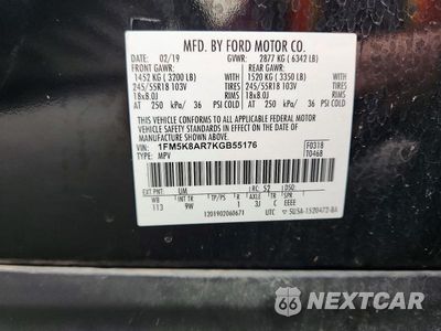 Zdjęcie 13 z 13 samochodu: 2019 FORD EXPLORER POLICE INTERCEPTOR VIN:1FM5K8AR7KGB55176 - miniatura