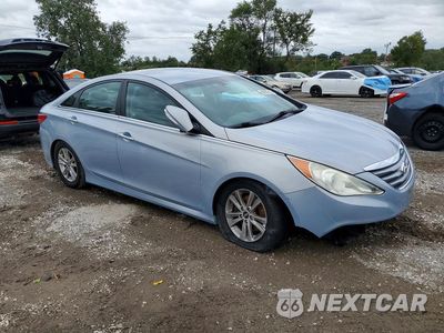 Czwarte zdjęcie samochodu z boku: 2014 HYUNDAI SONATA GLS VIN:5NPEB4ACXEH828759 - miniatura