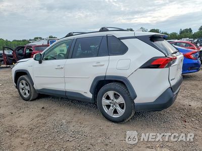 Drugie zdjęcie samochodu z przodu: 2020 TOYOTA RAV4 HYBRID XLE VIN:JTMR6RFV7LD004637 - miniatura