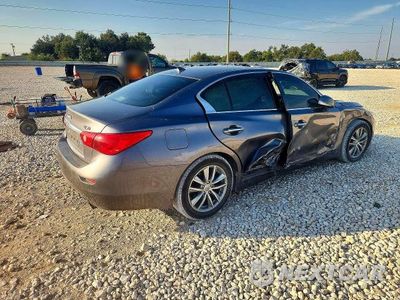 Trzecie zdjęcie samochodu z tyłu: 2016 INFINITI Q50 3.0T PREMIUM VIN:JN1EV7AP2GM305291 - miniatura