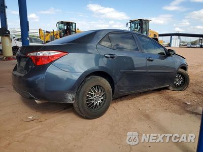 Trzecie zdjęcie samochodu z tyłu: 2016 TOYOTA COROLLA LE VIN:2T1BURHE4GC575526 - miniatura