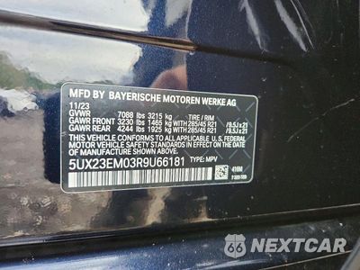 Zdjęcie 13 z 13 samochodu: 2024 BMW X7 XDRIVE40I VIN:5UX23EM03R9U66181 - miniatura