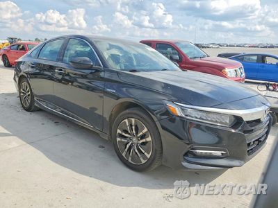 Czwarte zdjęcie samochodu z boku: 2019 HONDA ACCORD TOURING HYBRID VIN:1HGCV3F95KA007059 - miniatura