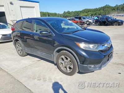 Czwarte zdjęcie samochodu z boku: 2019 HONDA CR-V EX VIN:5J6RW2H56KA021007 - miniatura