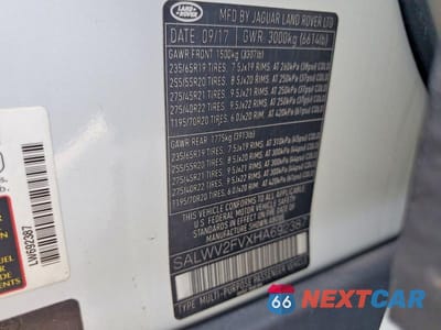Zdjęcie 13 z 13 samochodu: 2017 LAND ROVER RANGE ROVER SPORT HSE DYNAMIC VIN:SALWV2FVXHA692387 - miniatura