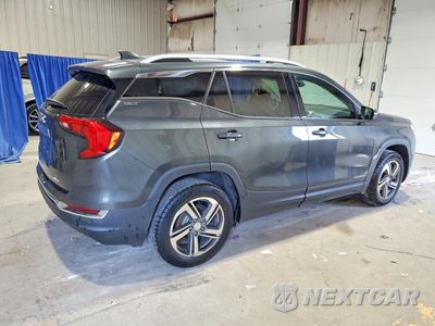 Trzecie zdjęcie samochodu z tyłu: 2018 GMC TERRAIN SLT VIN:3GKALWEU6JL239569 - miniatura