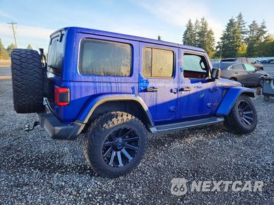 Trzecie zdjęcie samochodu z tyłu: 2020 JEEP WRANGLER UNLIMITED RUBICON VIN:1C4HJXFG8LW184649 - miniatura