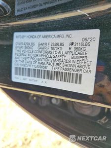 Zdjęcie 12 z 12 samochodu: 2020 HONDA ACCORD LX VIN:1HGCV1F11LA098587 - miniatura