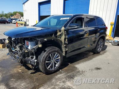 2019 TOYOTA HIGHLANDER XLE 5TDJZRFH0KS581687 - główne zdjęcie licytacji z USA - miniatura