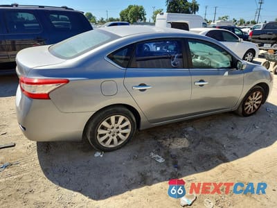 Trzecie zdjęcie samochodu z tyłu: 2014 NISSAN SENTRA S VIN:3N1AB7AP9EY246290 - miniatura